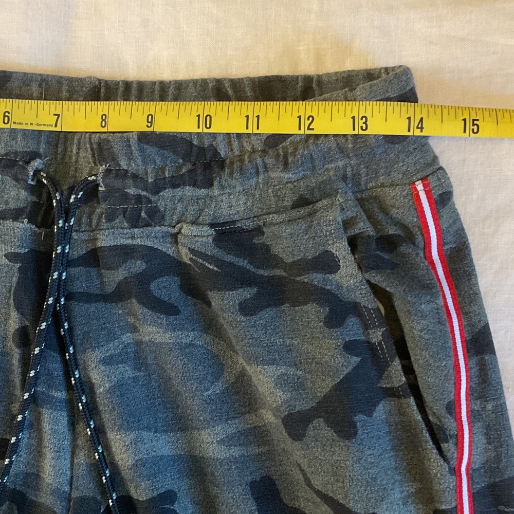 Sundry Green Camo Joggers with Red Side Piping - Picture 4 of 5